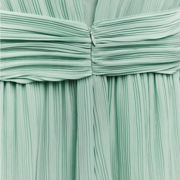 ZARA KNOTTED WAIST PLEATED JUMPSUIT - Picture 2 of 9